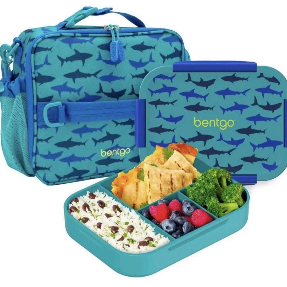 Bentgo Kids Snap & Go Kid's Leak-Proof Lunch Box and Insulated Lunch Bag 2 PcSet